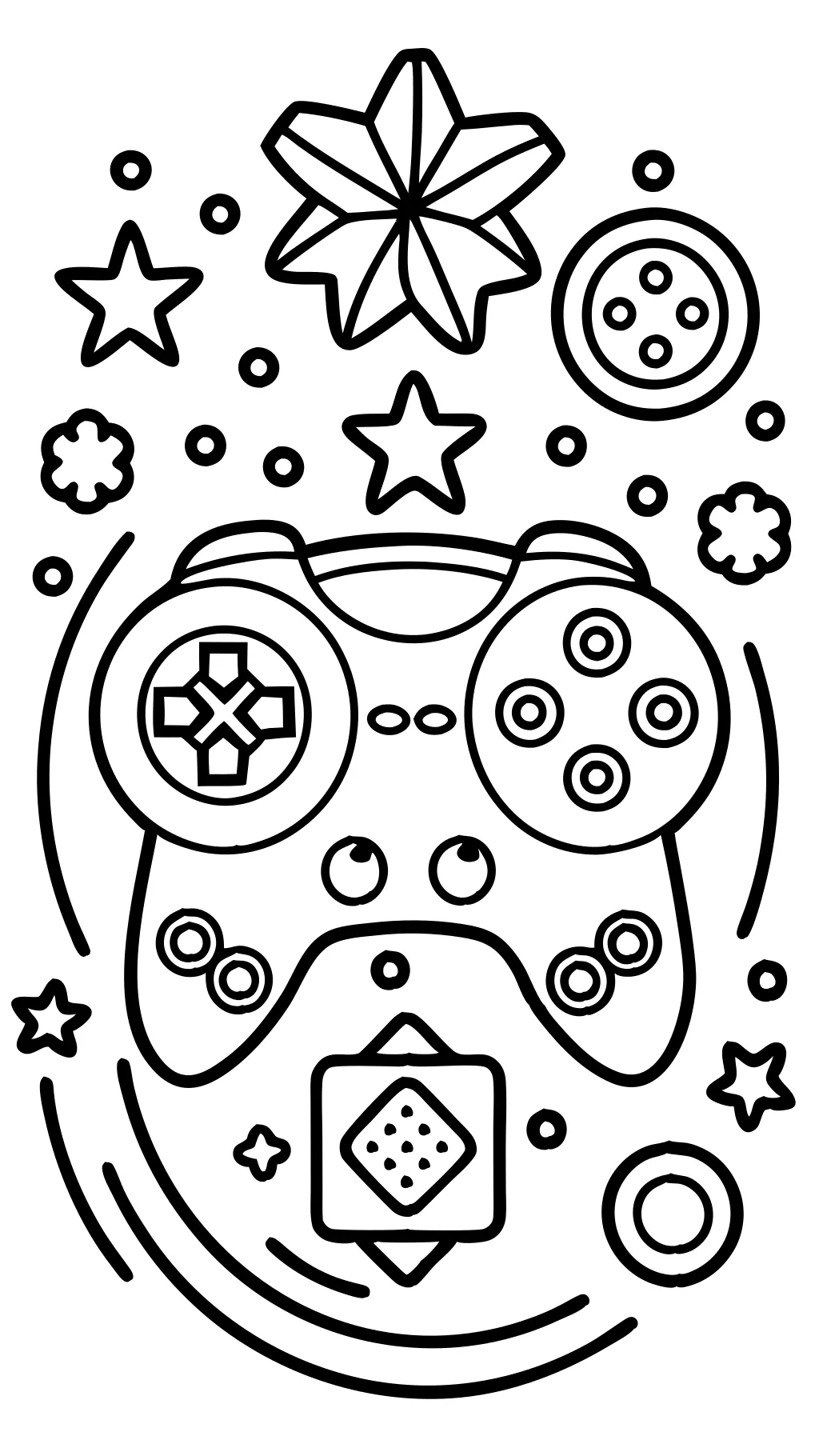 controller coloring page